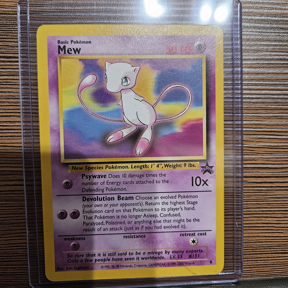 Pokemon Mew 8 Promo Card